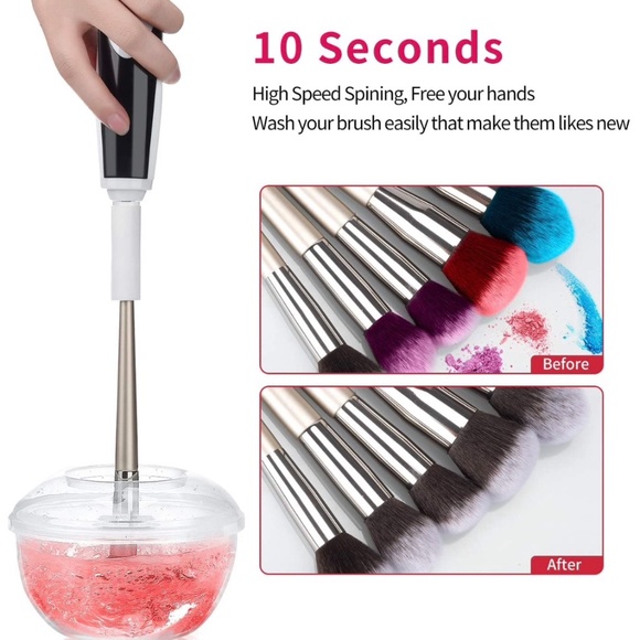 spinning makeup brush cleaning kit - Picture 1 of 12